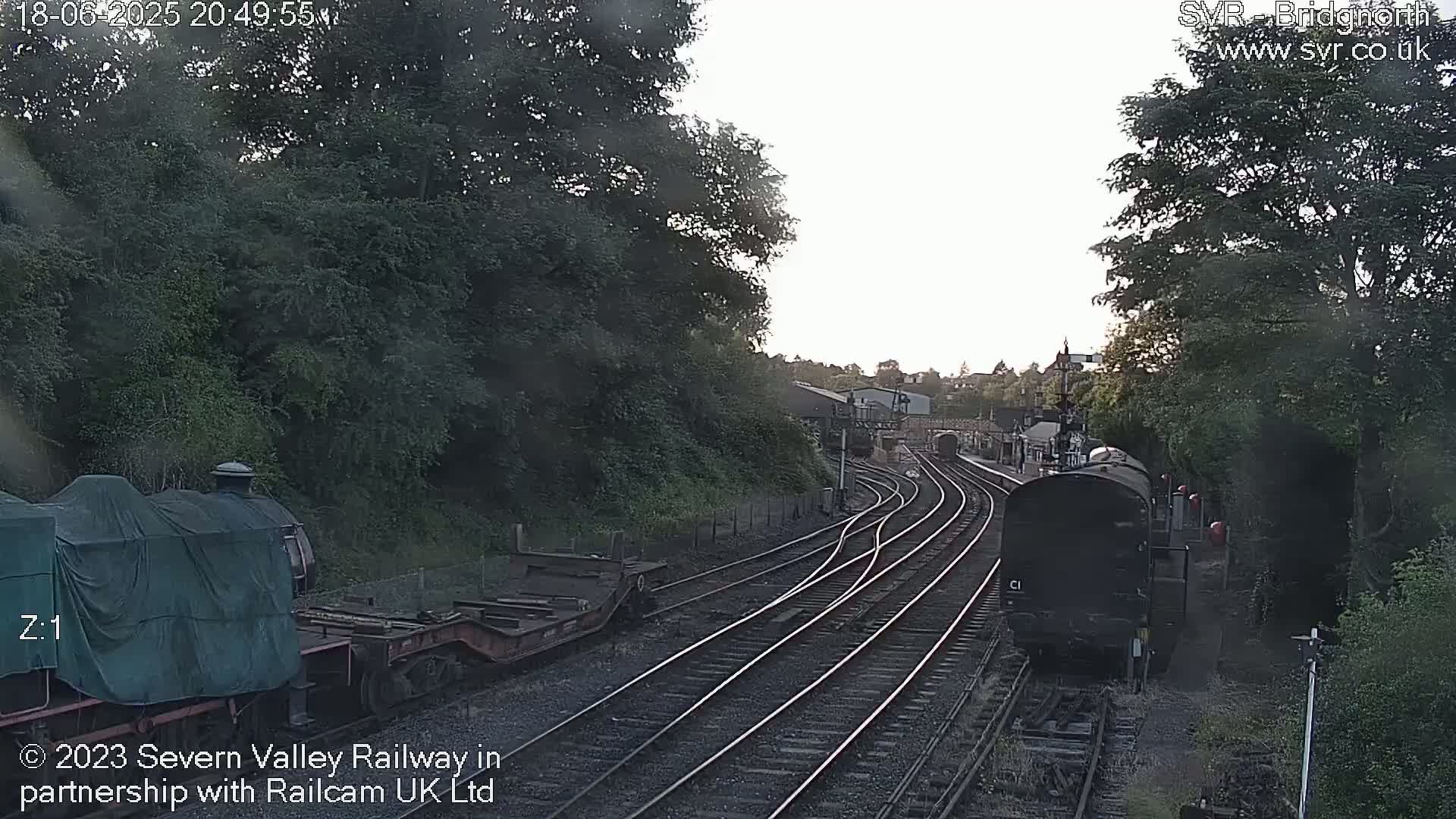 Bridgnorth Station on the Severn Valley Railway Live Cam - Bridgnorth, Shropshire, West Midlands, England, United Kingdom