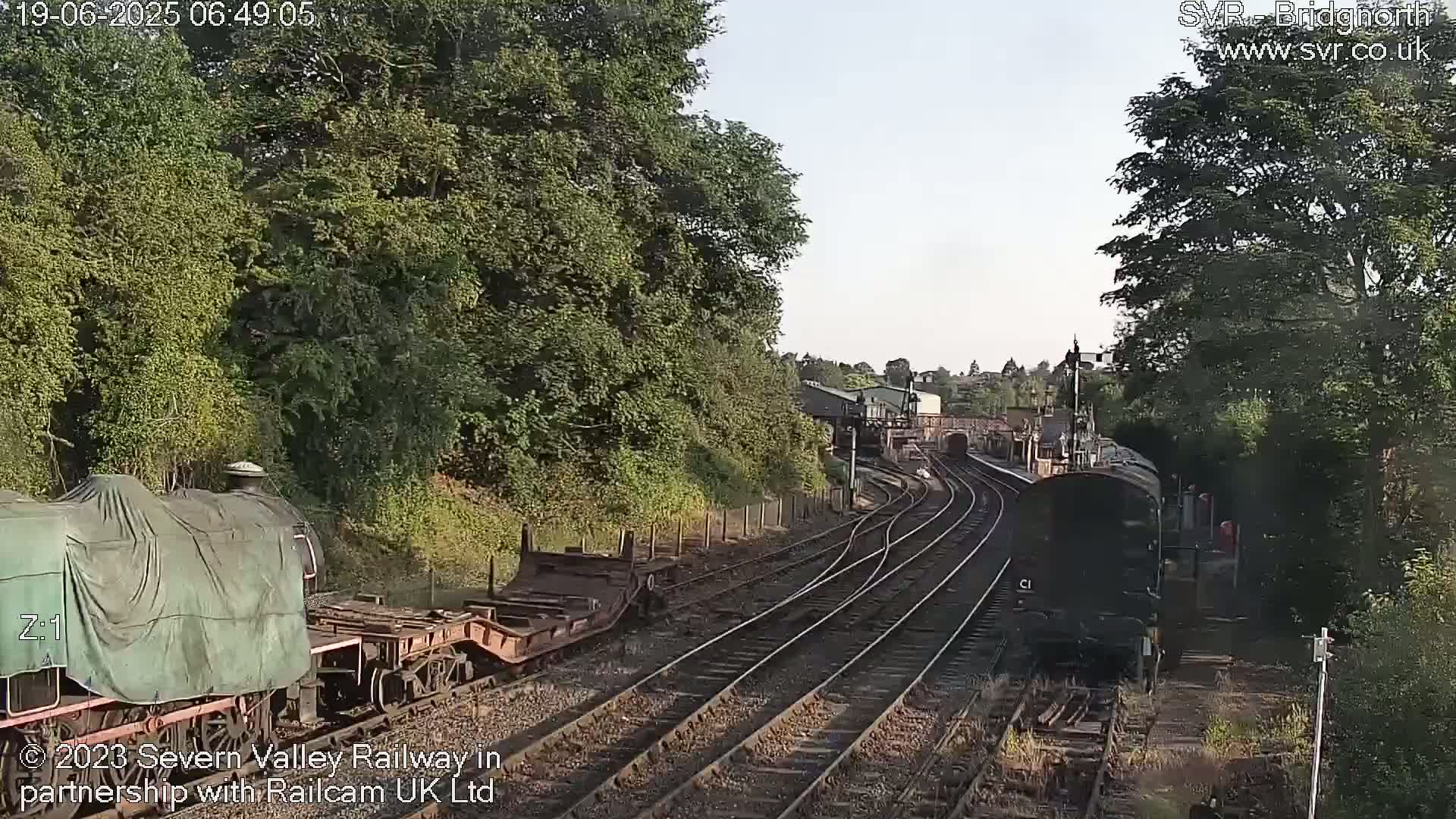 Bridgnorth Station on the Severn Valley Railway Live Cam - Bridgnorth, Shropshire, West Midlands, England, United Kingdom
