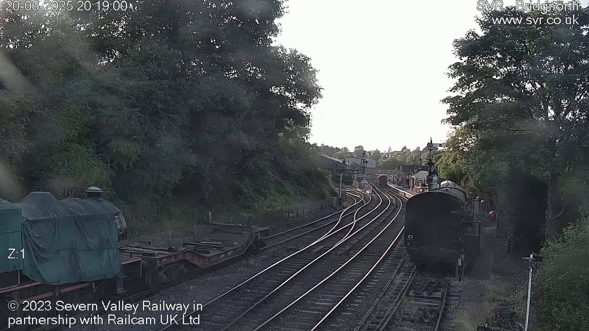 Bridgnorth Station on the Severn Valley Railway Live Cam - Bridgnorth, Shropshire, West Midlands, England, United Kingdom