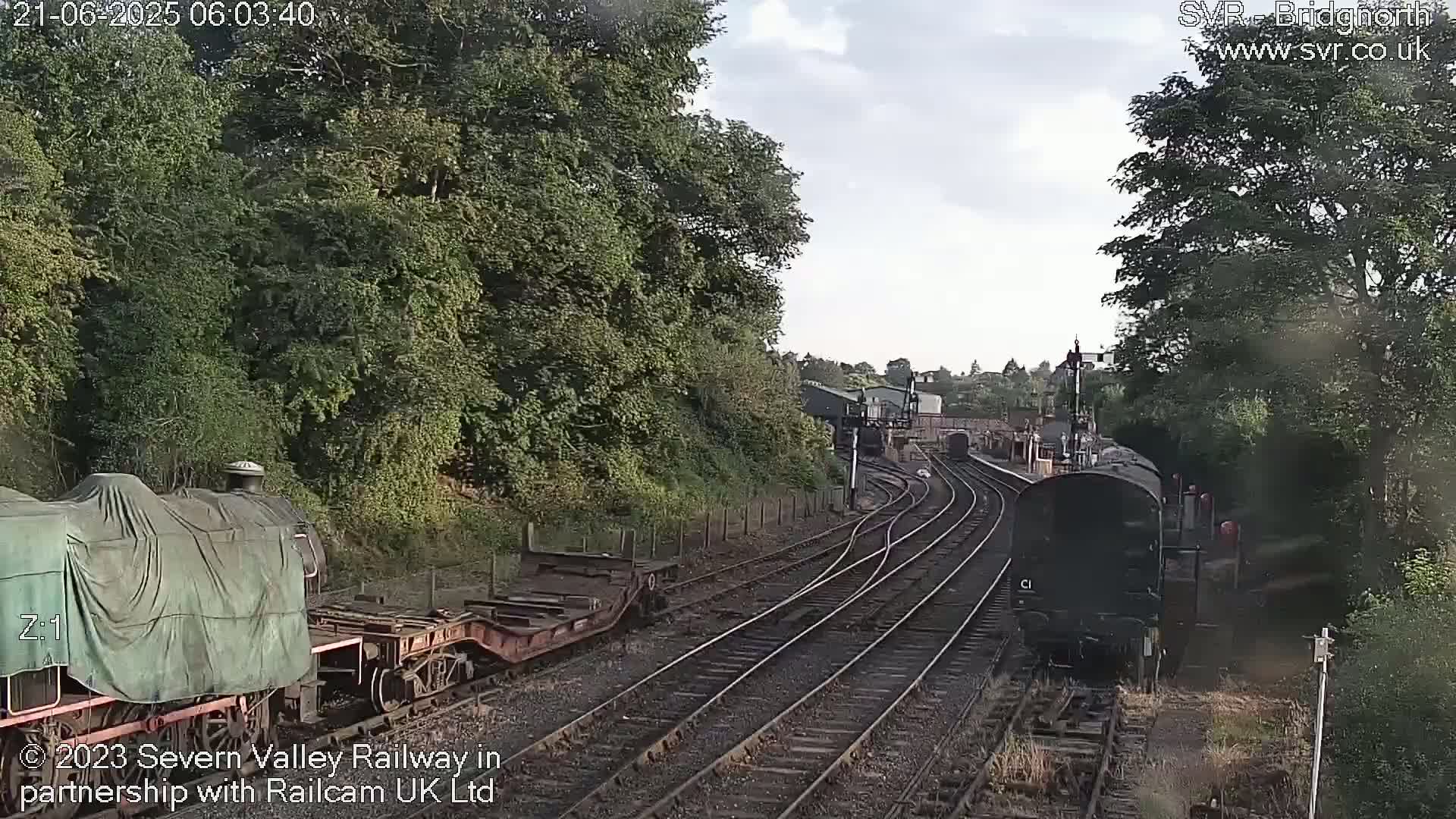 Bridgnorth Station on the Severn Valley Railway Live Cam - Bridgnorth, Shropshire, West Midlands, England, United Kingdom