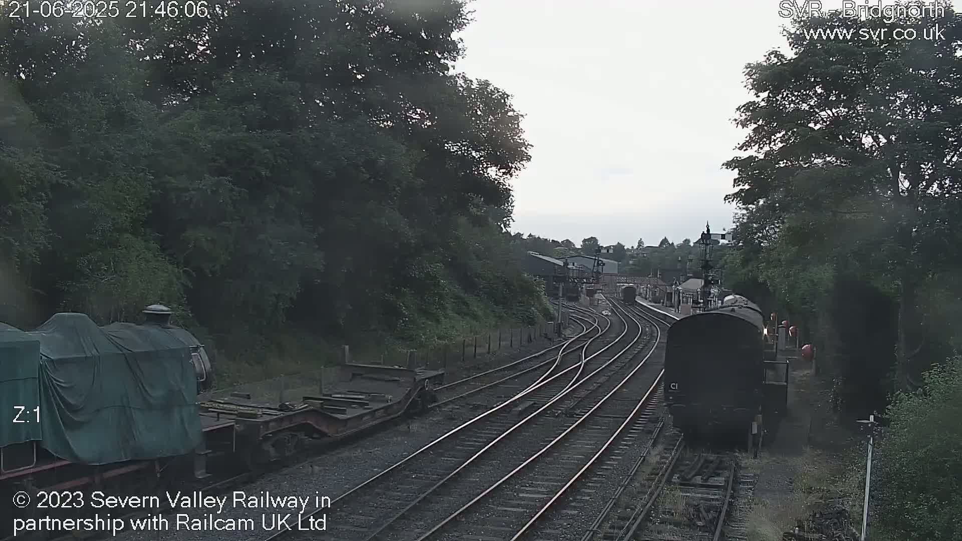 Bridgnorth Station on the Severn Valley Railway Live Cam - Bridgnorth, Shropshire, West Midlands, England, United Kingdom