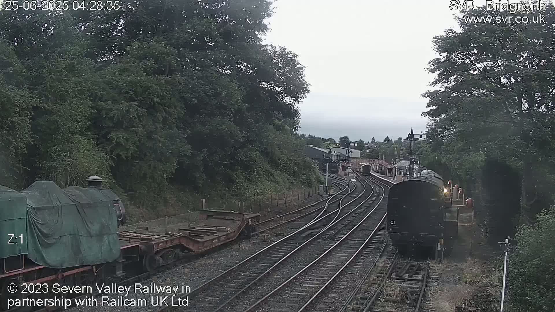 Bridgnorth Station on the Severn Valley Railway Live Cam - Bridgnorth, Shropshire, West Midlands, England, United Kingdom