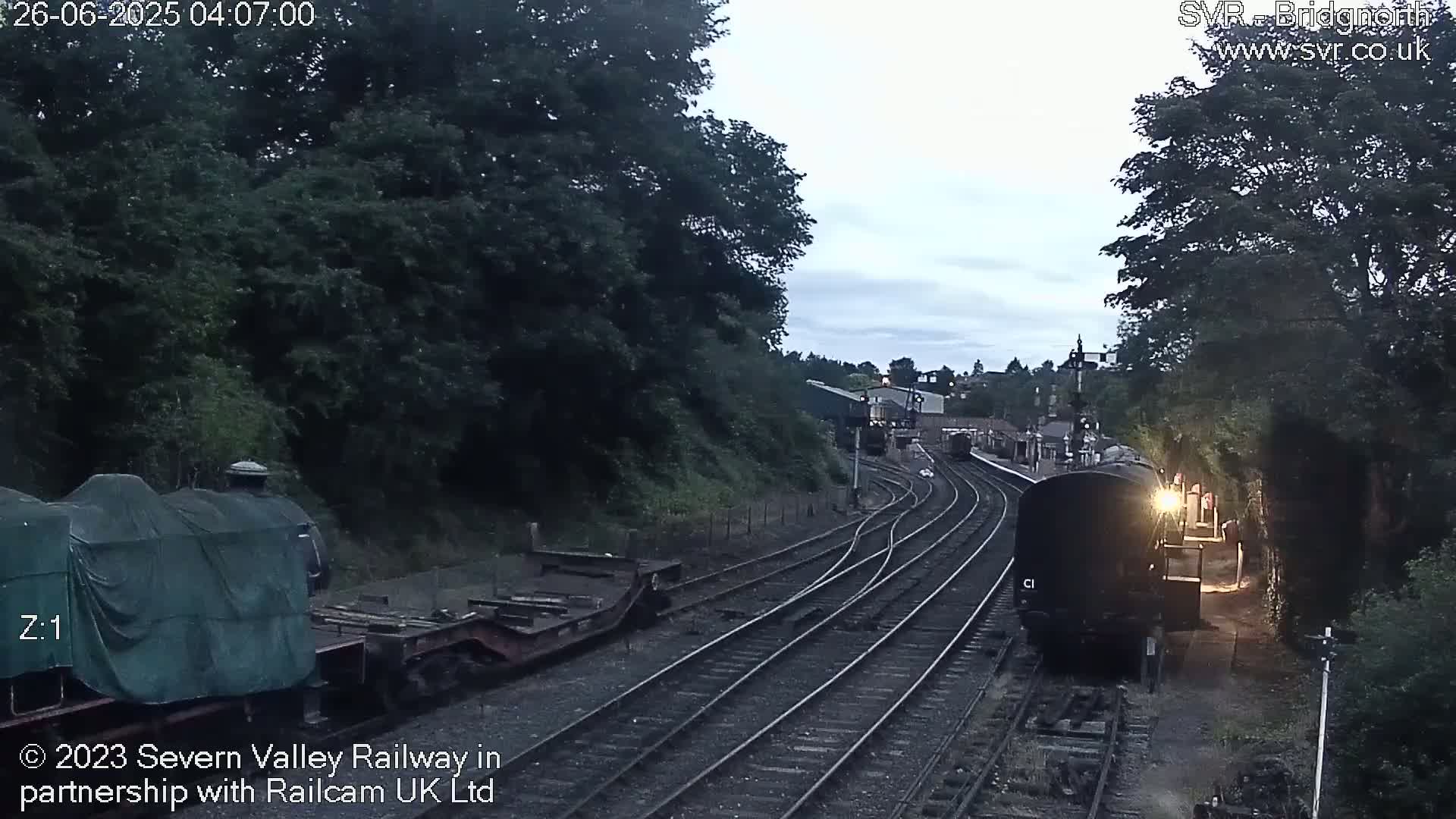 Bridgnorth Station on the Severn Valley Railway Live Cam - Bridgnorth, Shropshire, West Midlands, England, United Kingdom