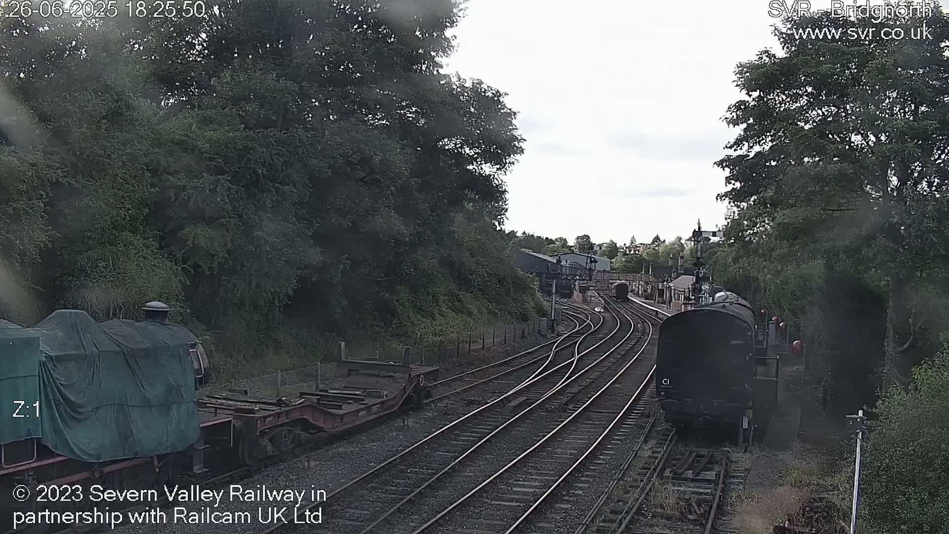 Bridgnorth Station on the Severn Valley Railway Live Cam - Bridgnorth, Shropshire, West Midlands, England, United Kingdom