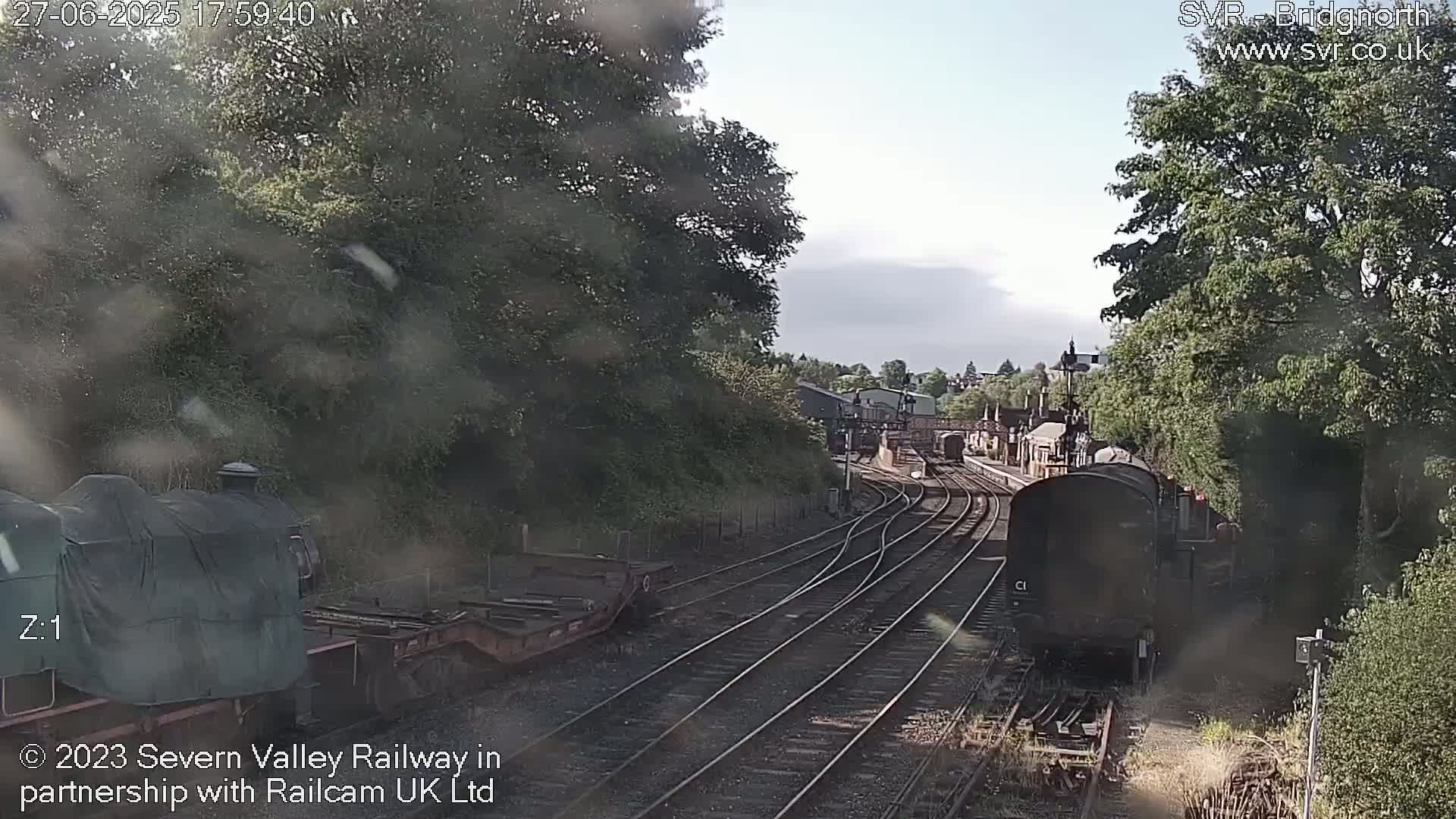 Bridgnorth Station on the Severn Valley Railway Live Cam - Bridgnorth, Shropshire, West Midlands, England, United Kingdom