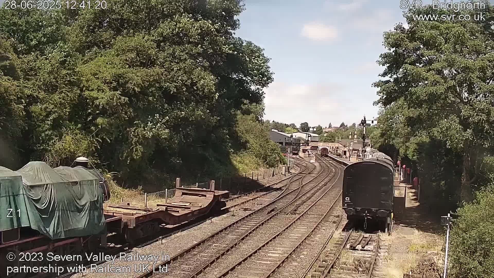 Bridgnorth Station on the Severn Valley Railway Live Cam - Bridgnorth, Shropshire, West Midlands, England, United Kingdom