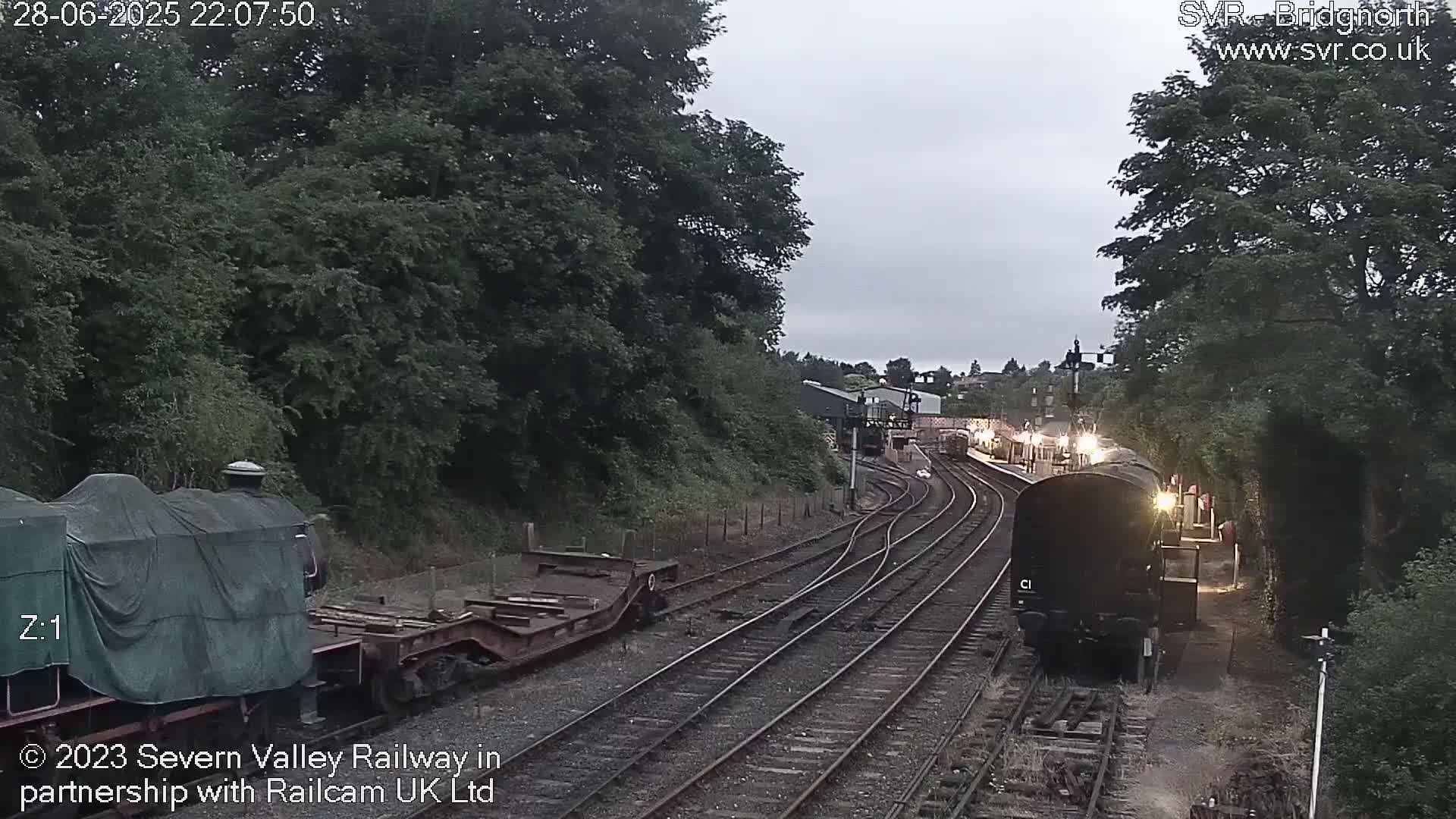 Bridgnorth Station on the Severn Valley Railway Live Cam - Bridgnorth, Shropshire, West Midlands, England, United Kingdom