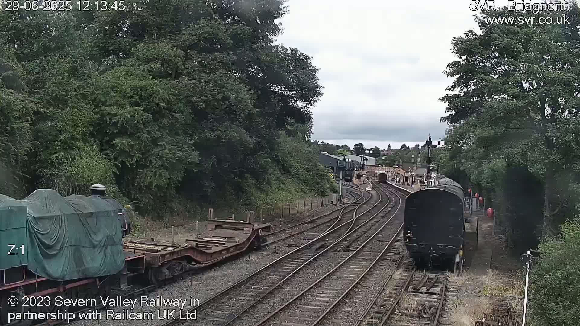 Bridgnorth Station on the Severn Valley Railway Live Cam - Bridgnorth, Shropshire, West Midlands, England, United Kingdom