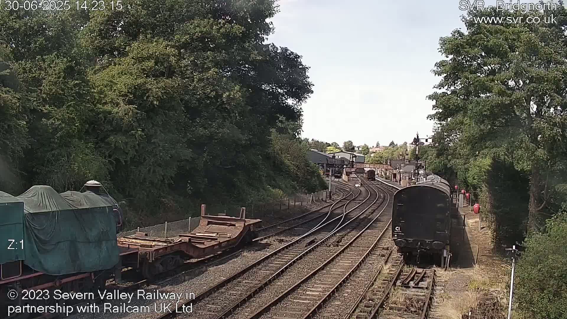 Bridgnorth Station on the Severn Valley Railway Live Cam - Bridgnorth, Shropshire, West Midlands, England, United Kingdom