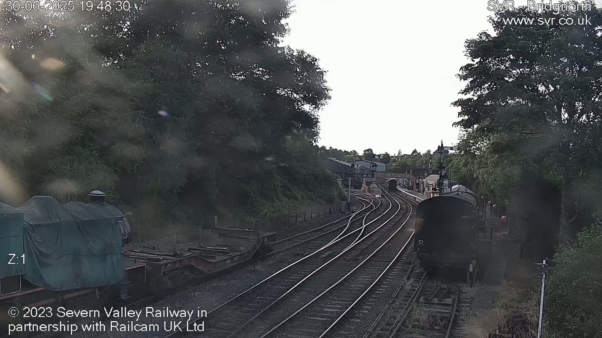 Bridgnorth Station on the Severn Valley Railway Live Cam - Bridgnorth, Shropshire, West Midlands, England, United Kingdom