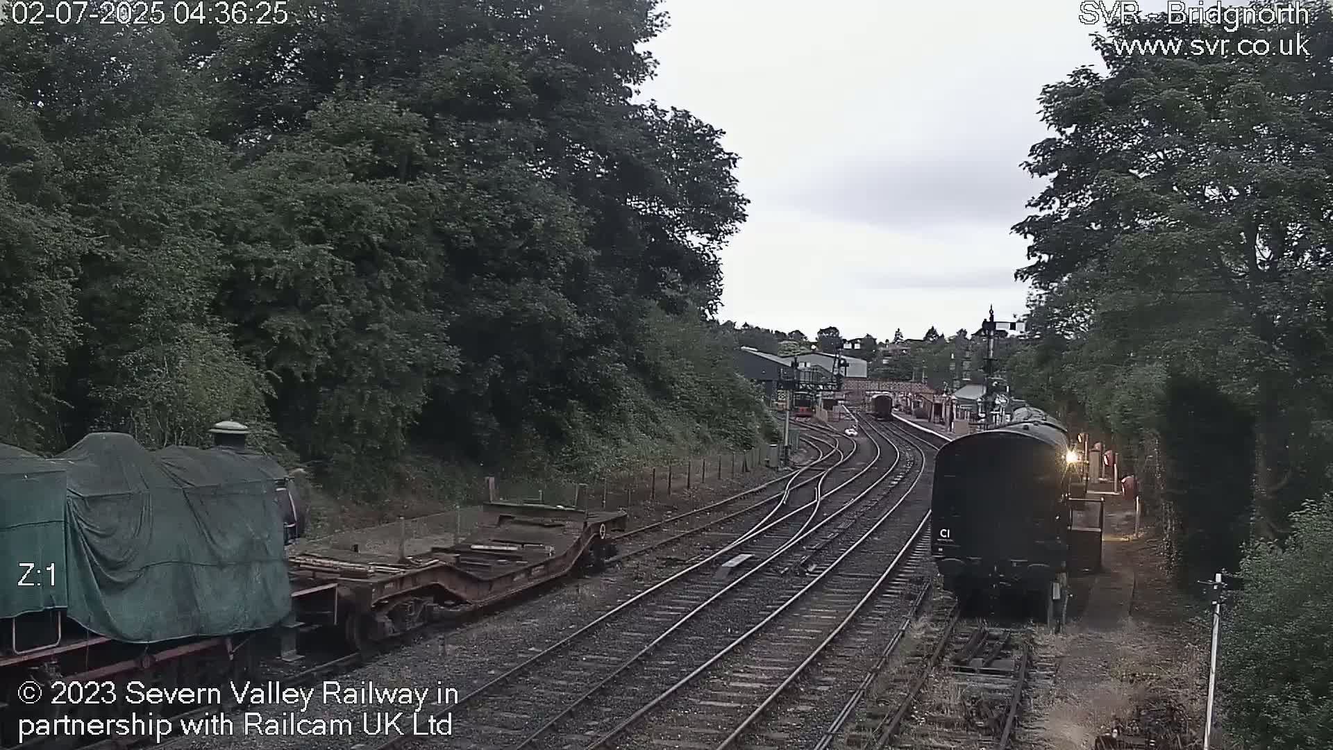 Bridgnorth Station on the Severn Valley Railway Live Cam - Bridgnorth, Shropshire, West Midlands, England, United Kingdom