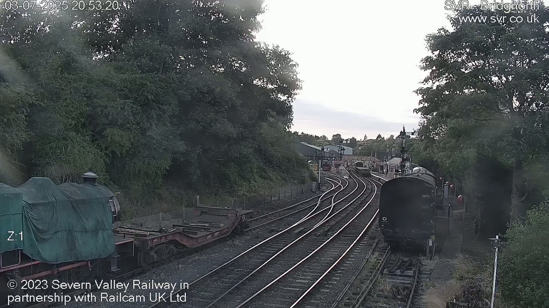 Bridgnorth Station on the Severn Valley Railway Live Cam - Bridgnorth, Shropshire, West Midlands, England, United Kingdom