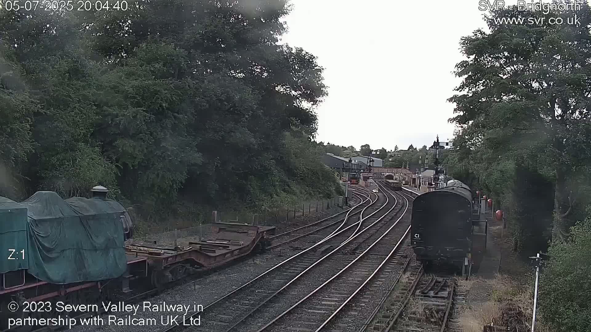 Bridgnorth Station on the Severn Valley Railway Live Cam - Bridgnorth, Shropshire, West Midlands, England, United Kingdom