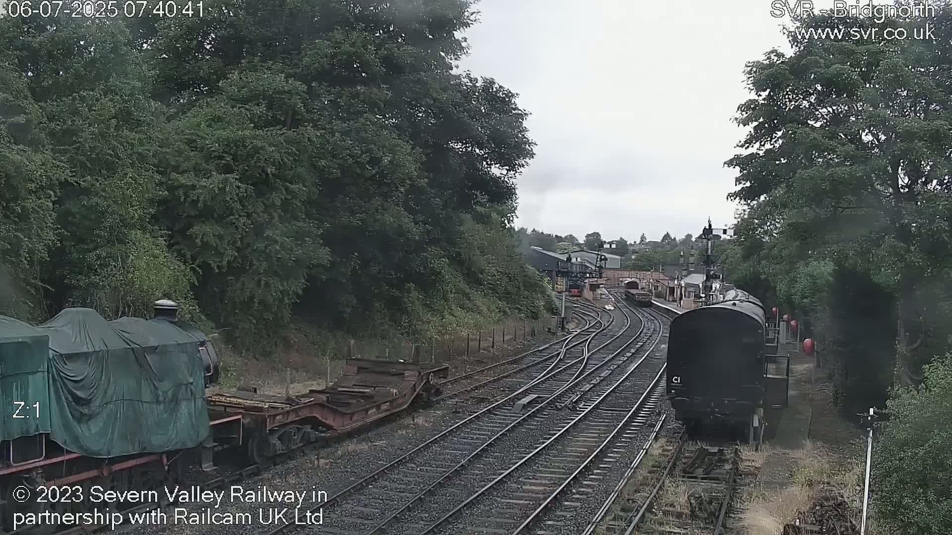 Bridgnorth Station on the Severn Valley Railway Live Cam - Bridgnorth, Shropshire, West Midlands, England, United Kingdom