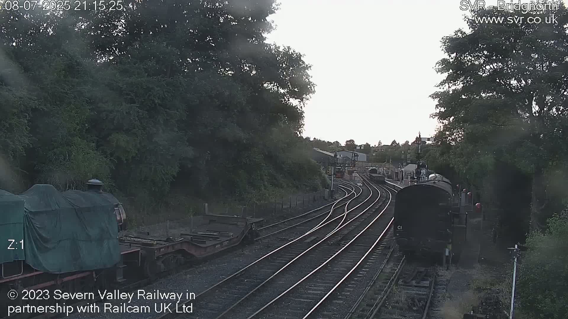 Bridgnorth Station on the Severn Valley Railway Live Cam - Bridgnorth, Shropshire, West Midlands, England, United Kingdom