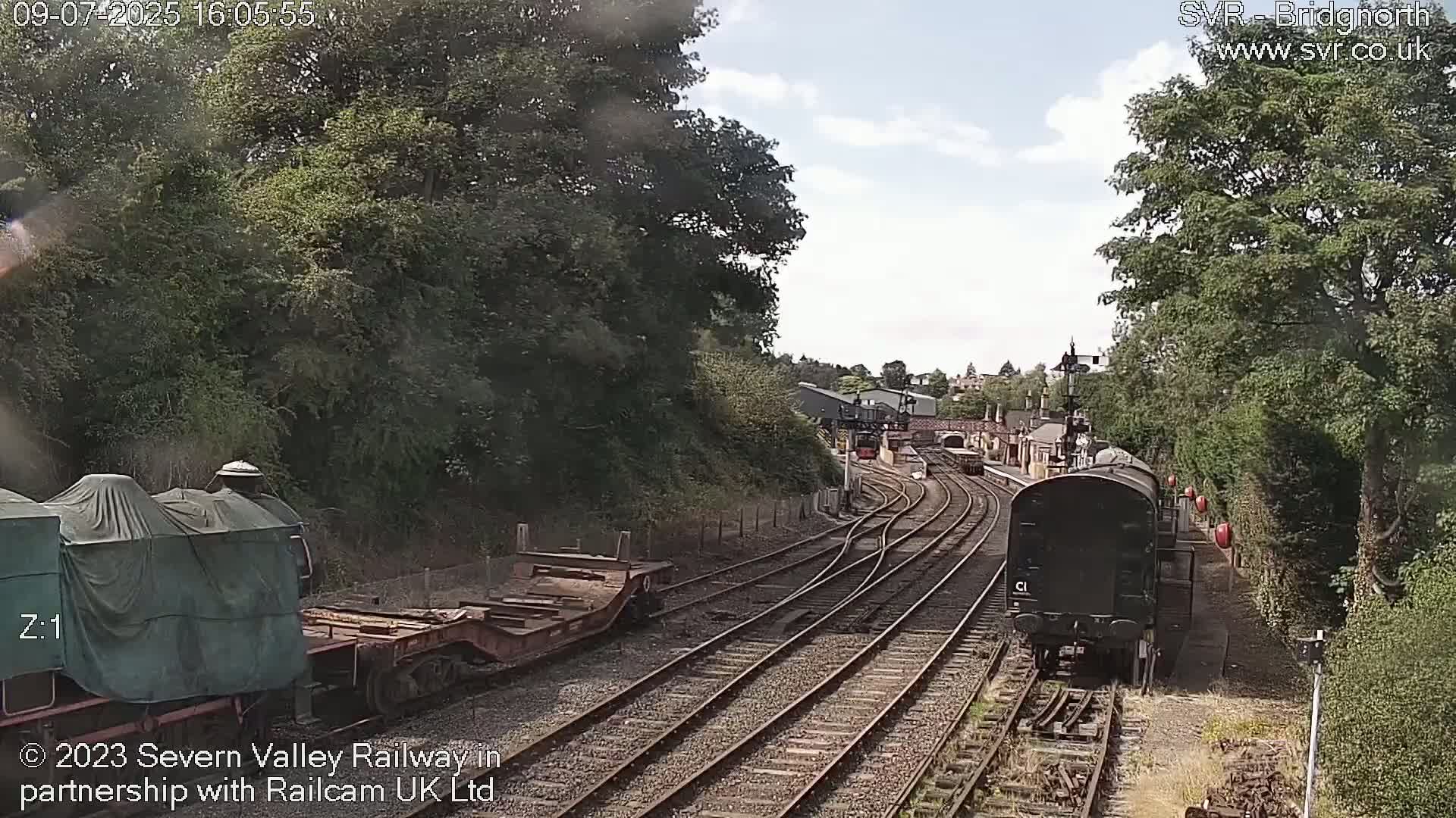 Bridgnorth Station on the Severn Valley Railway Live Cam - Bridgnorth, Shropshire, West Midlands, England, United Kingdom