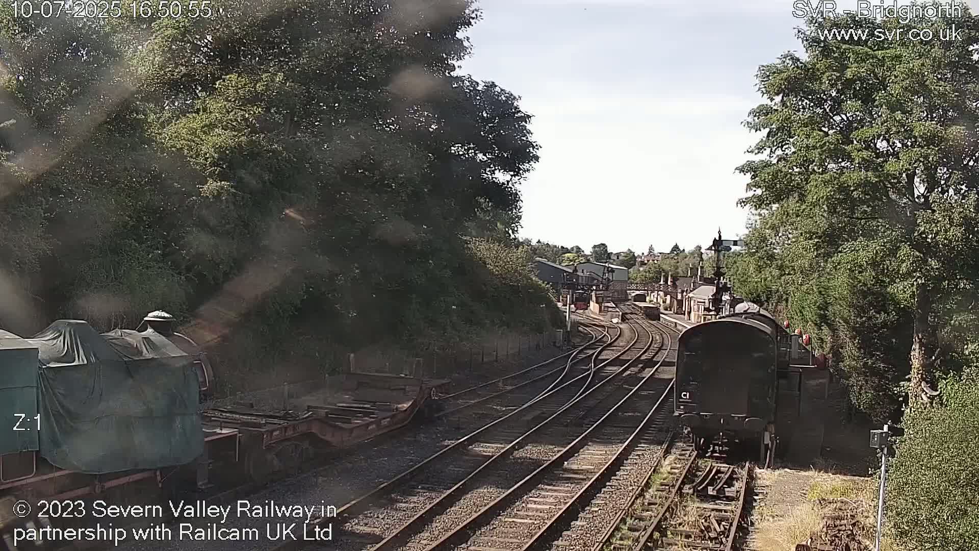 Bridgnorth Station on the Severn Valley Railway Live Cam - Bridgnorth, Shropshire, West Midlands, England, United Kingdom