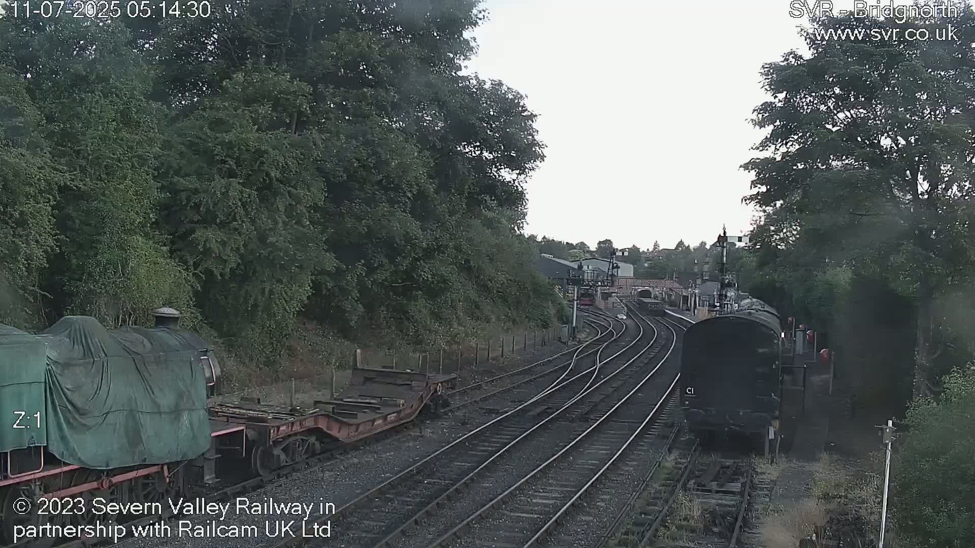 Bridgnorth Station on the Severn Valley Railway Live Cam - Bridgnorth, Shropshire, West Midlands, England, United Kingdom