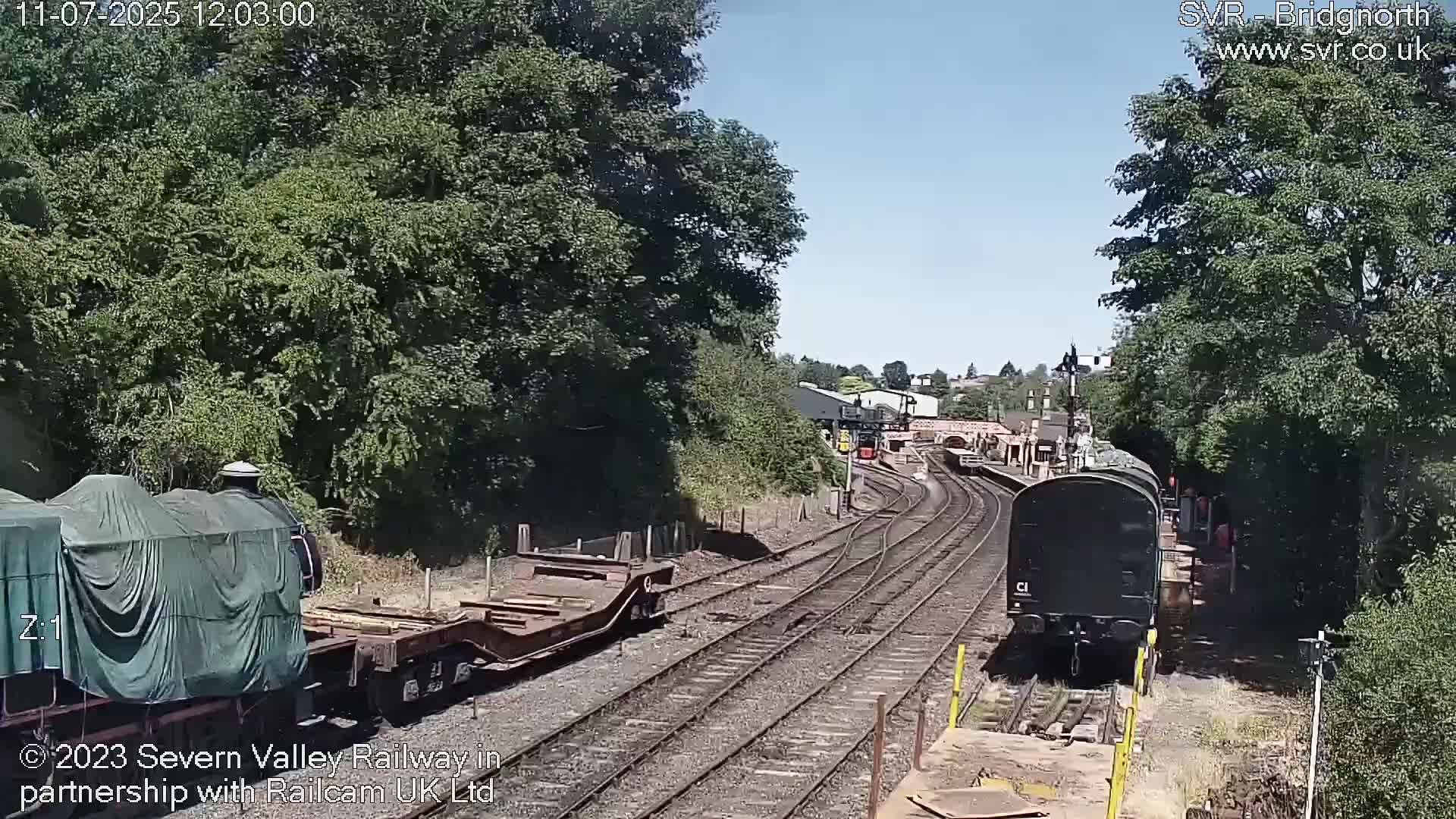 Bridgnorth Station on the Severn Valley Railway Live Cam - Bridgnorth, Shropshire, West Midlands, England, United Kingdom