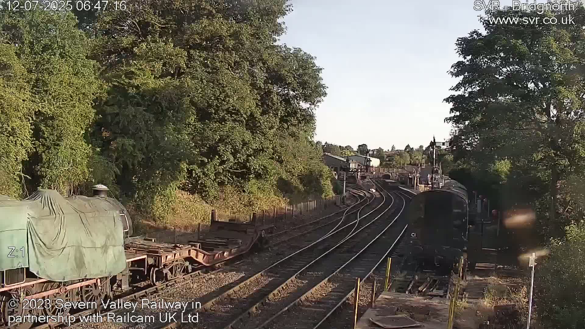 Bridgnorth Station on the Severn Valley Railway Live Cam - Bridgnorth, Shropshire, West Midlands, England, United Kingdom