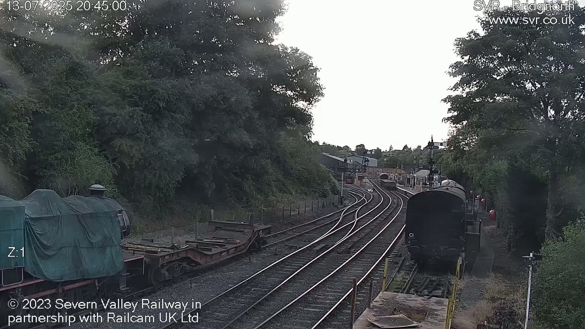 Bridgnorth Station on the Severn Valley Railway Live Cam - Bridgnorth, Shropshire, West Midlands, England, United Kingdom
