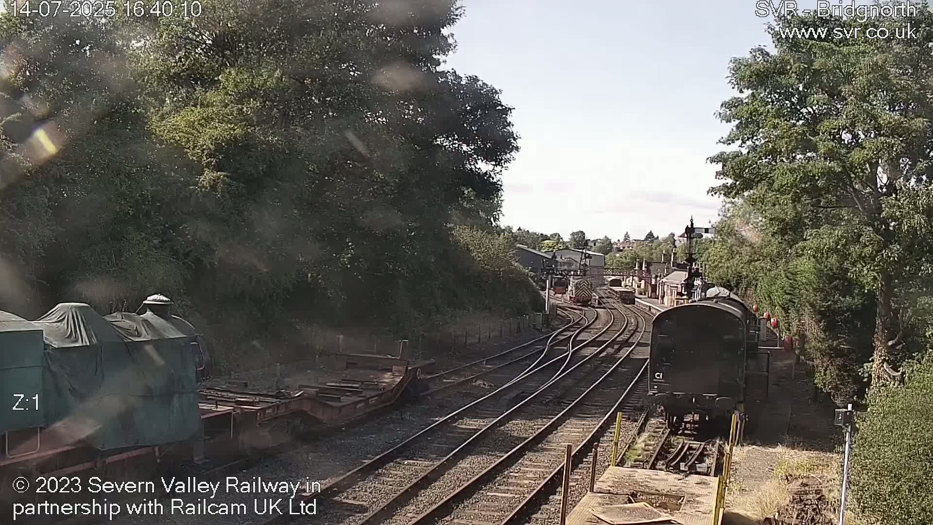 Bridgnorth Station on the Severn Valley Railway Live Cam - Bridgnorth, Shropshire, West Midlands, England, United Kingdom