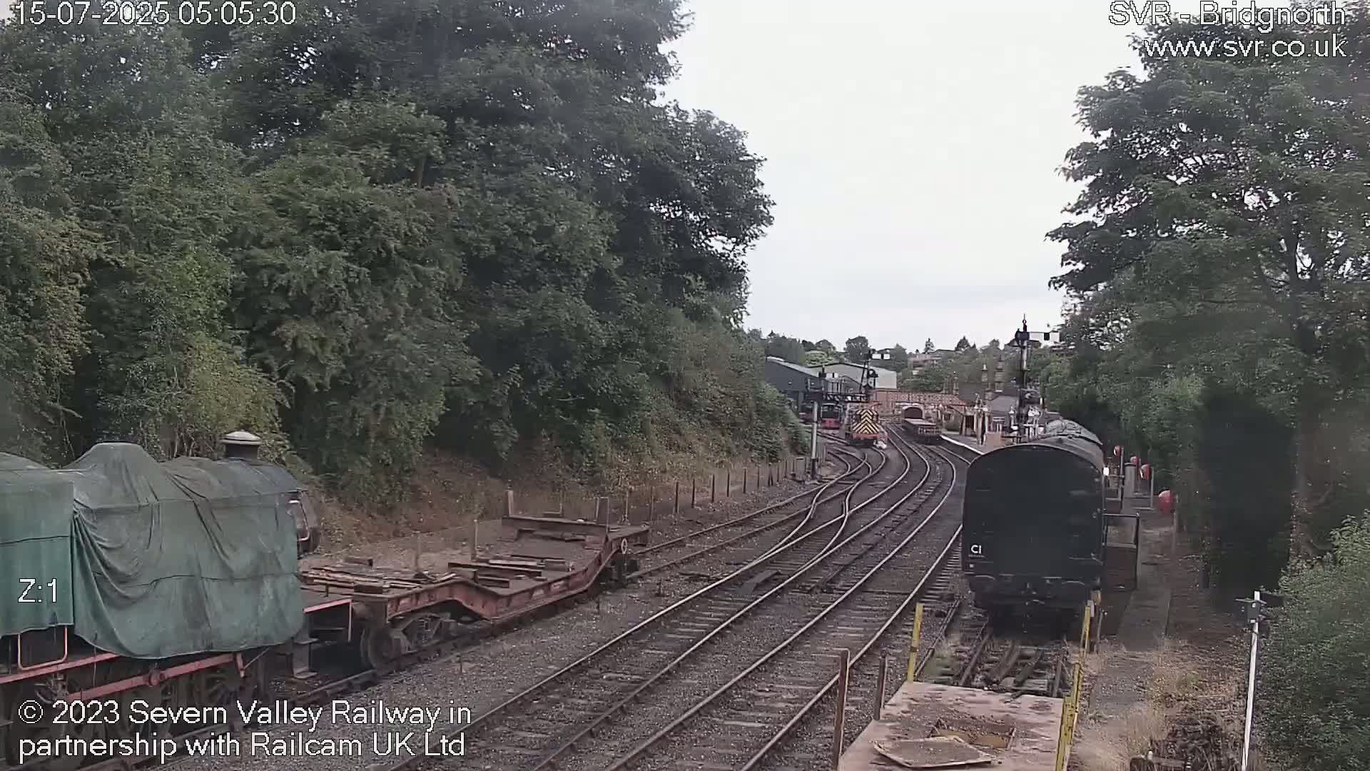 Bridgnorth Station on the Severn Valley Railway Live Cam - Bridgnorth, Shropshire, West Midlands, England, United Kingdom