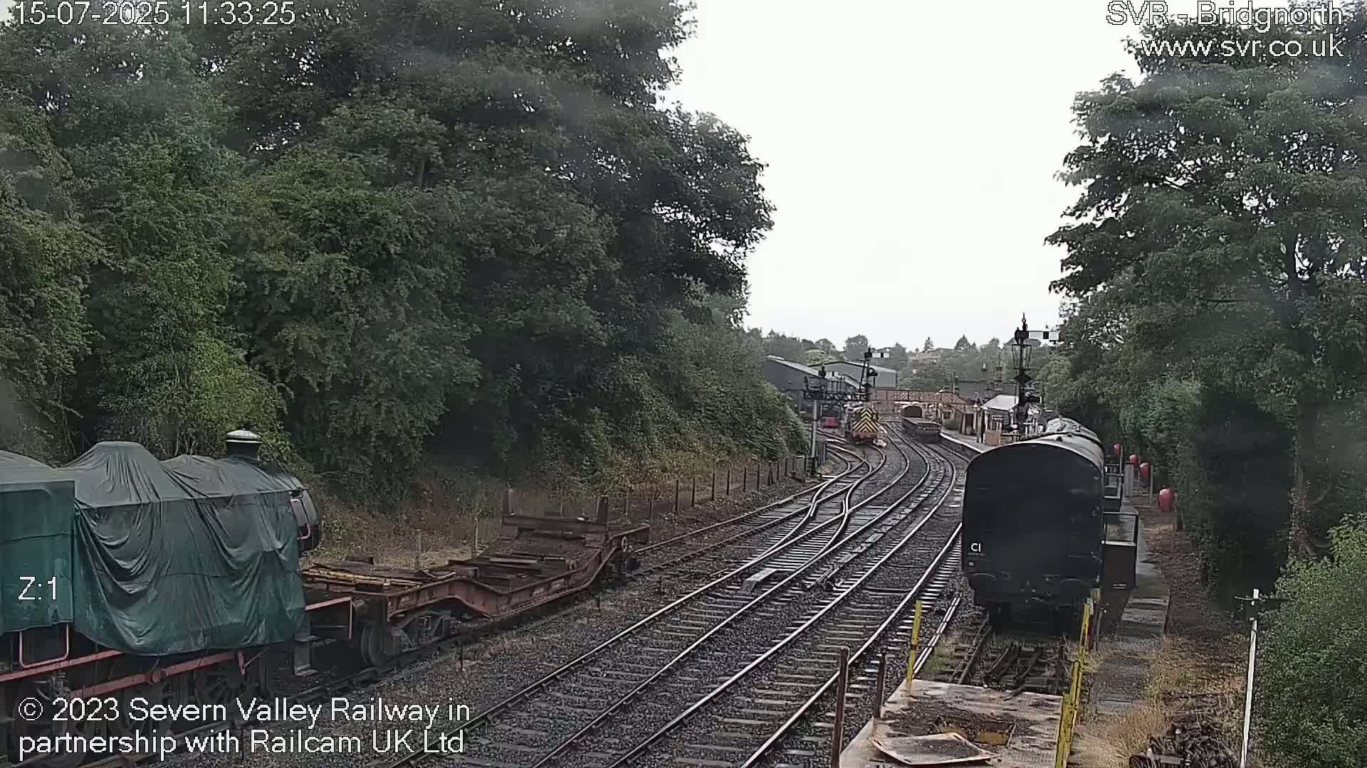 Bridgnorth Station on the Severn Valley Railway Live Cam - Bridgnorth, Shropshire, West Midlands, England, United Kingdom