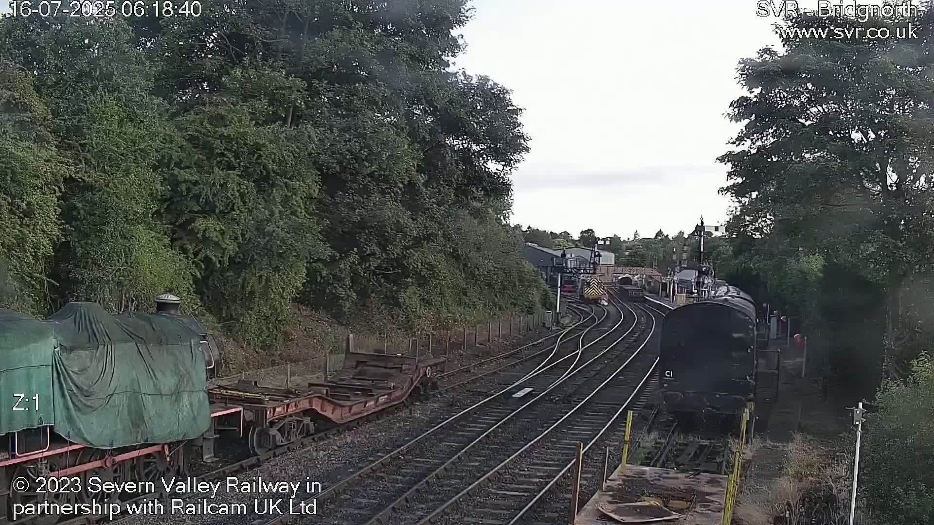 Bridgnorth Station on the Severn Valley Railway Live Cam - Bridgnorth, Shropshire, West Midlands, England, United Kingdom