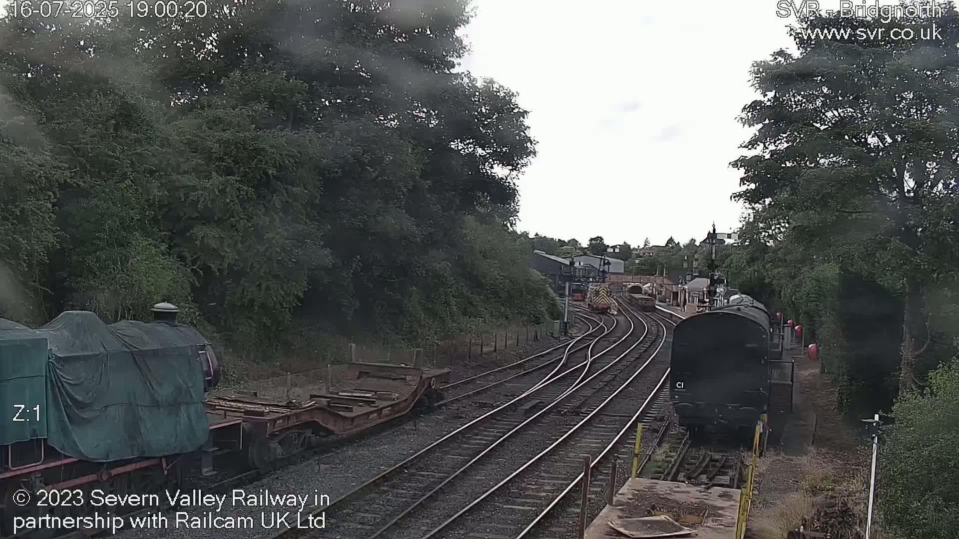 Bridgnorth Station on the Severn Valley Railway Live Cam - Bridgnorth, Shropshire, West Midlands, England, United Kingdom