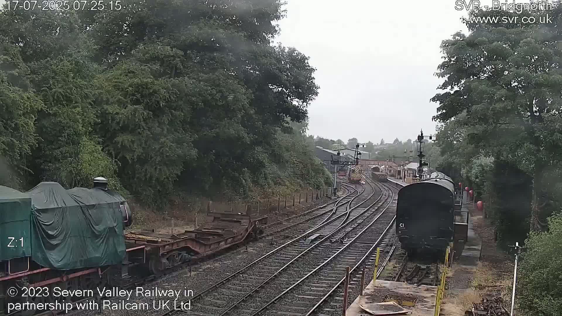 Bridgnorth Station on the Severn Valley Railway Live Cam - Bridgnorth, Shropshire, West Midlands, England, United Kingdom