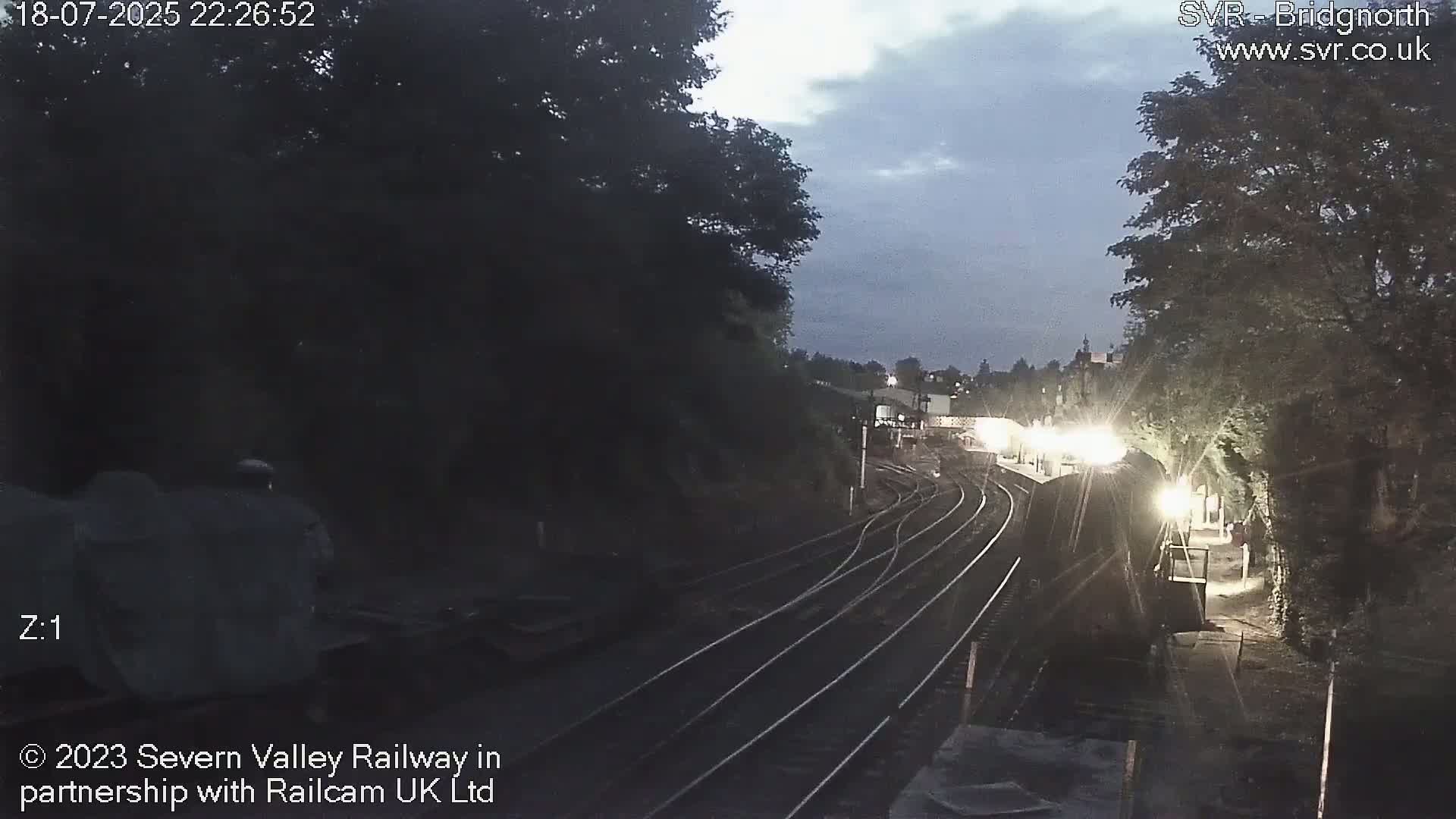 Bridgnorth Station on the Severn Valley Railway Live Cam - Bridgnorth, Shropshire, West Midlands, England, United Kingdom