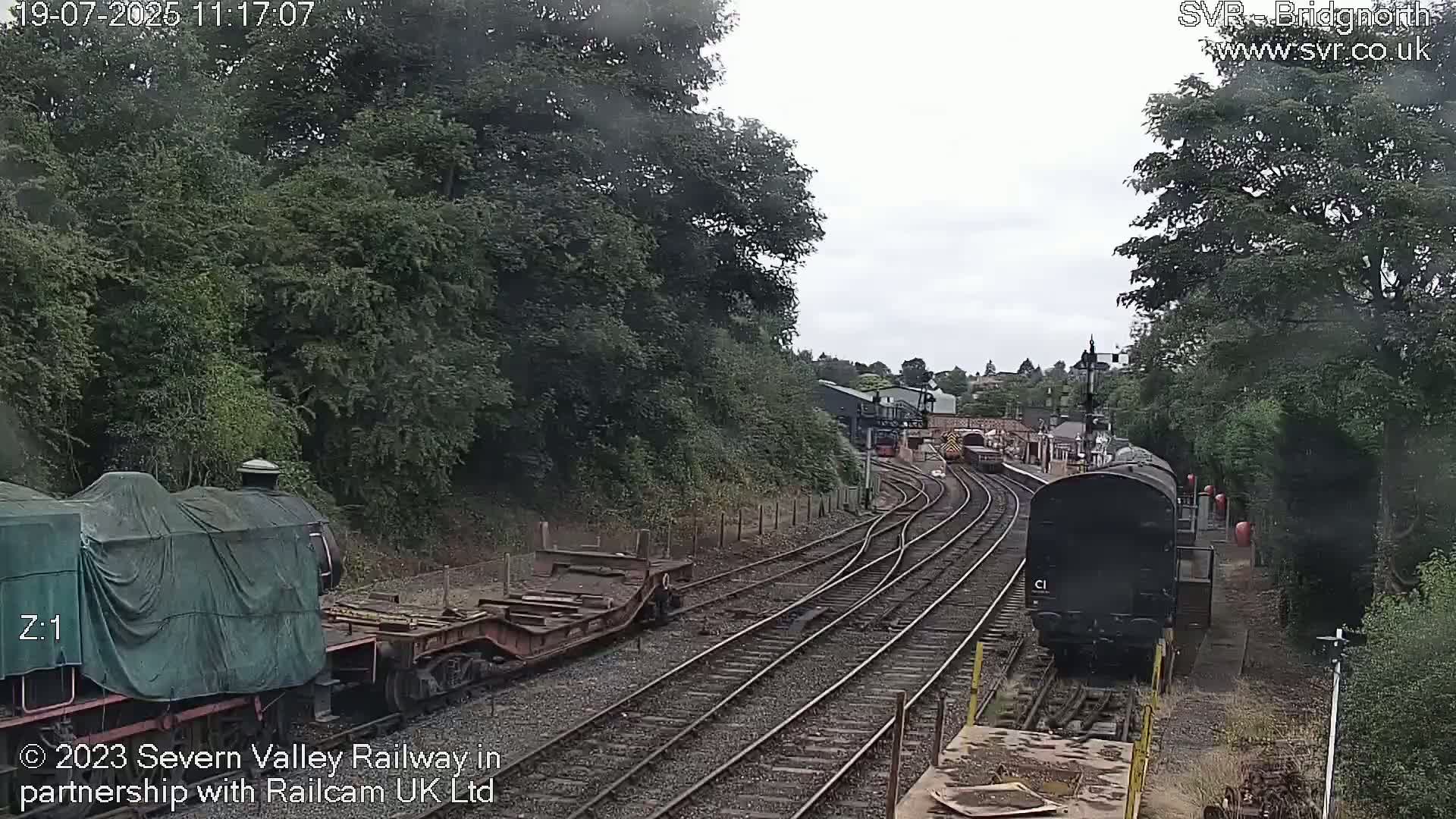 Bridgnorth Station on the Severn Valley Railway Live Cam - Bridgnorth, Shropshire, West Midlands, England, United Kingdom