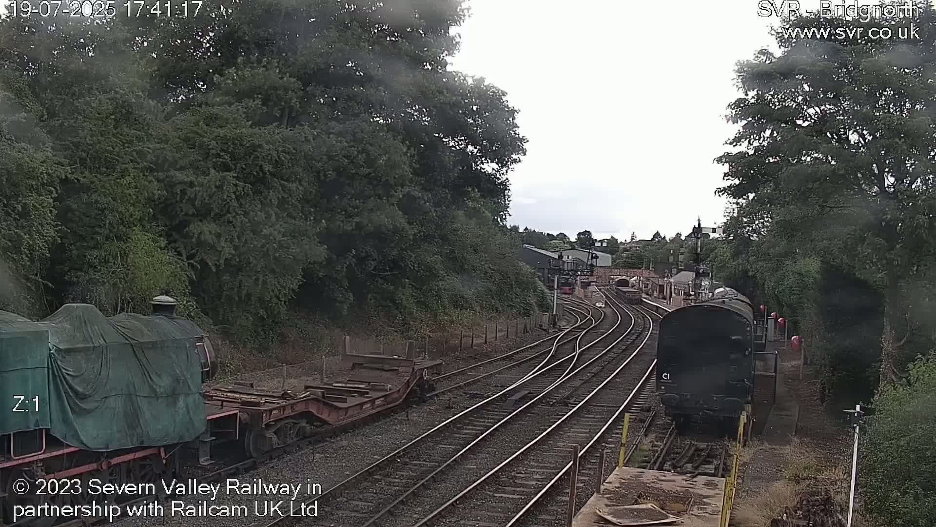 Bridgnorth Station on the Severn Valley Railway Live Cam - Bridgnorth, Shropshire, West Midlands, England, United Kingdom