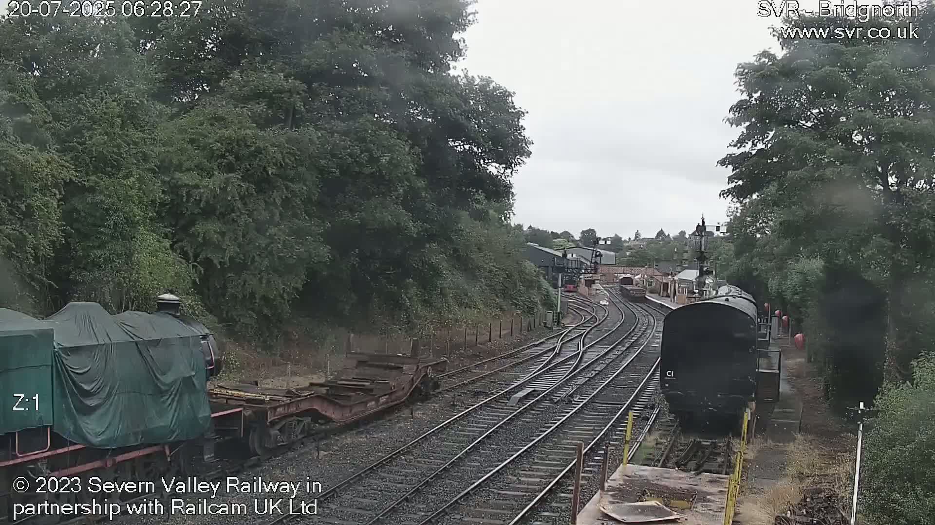 Bridgnorth Station on the Severn Valley Railway Live Cam - Bridgnorth, Shropshire, West Midlands, England, United Kingdom