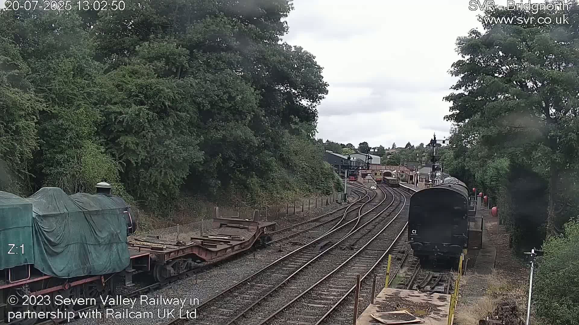 Bridgnorth Station on the Severn Valley Railway Live Cam - Bridgnorth, Shropshire, West Midlands, England, United Kingdom