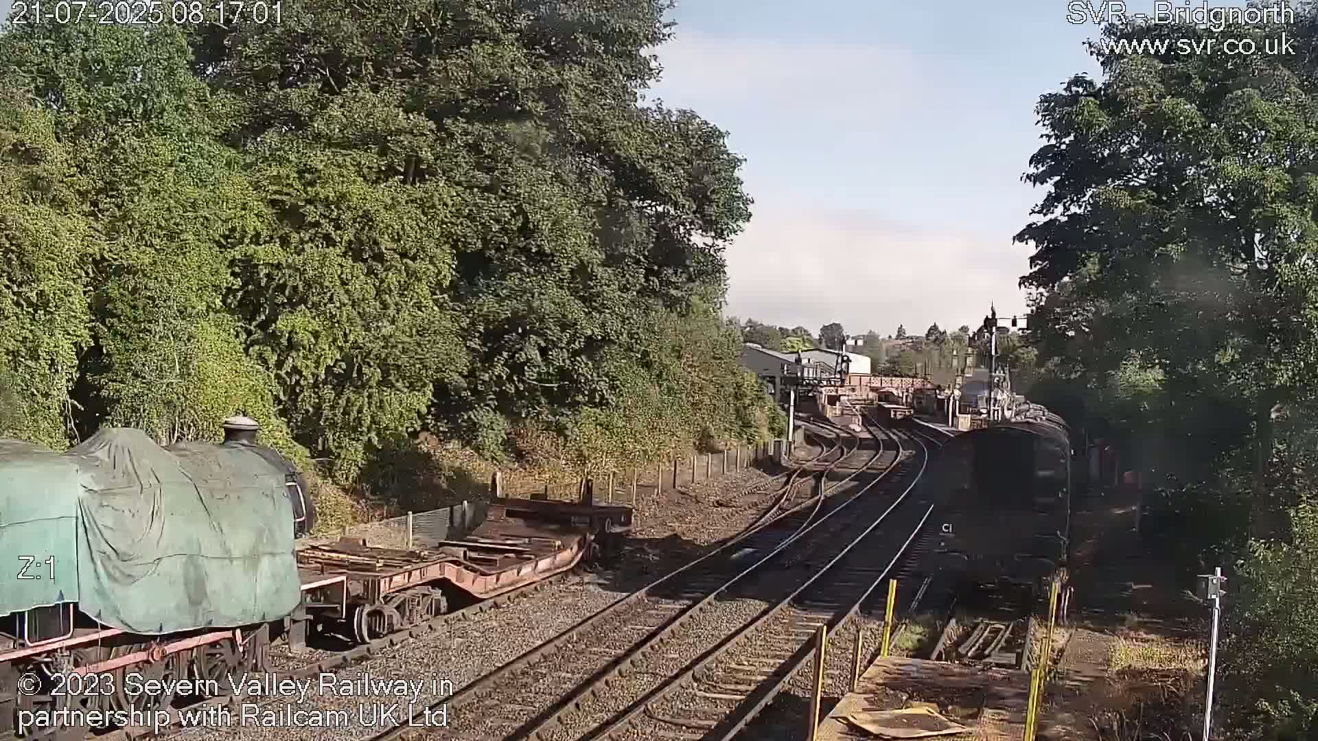 Bridgnorth Station on the Severn Valley Railway Live Cam - Bridgnorth, Shropshire, West Midlands, England, United Kingdom