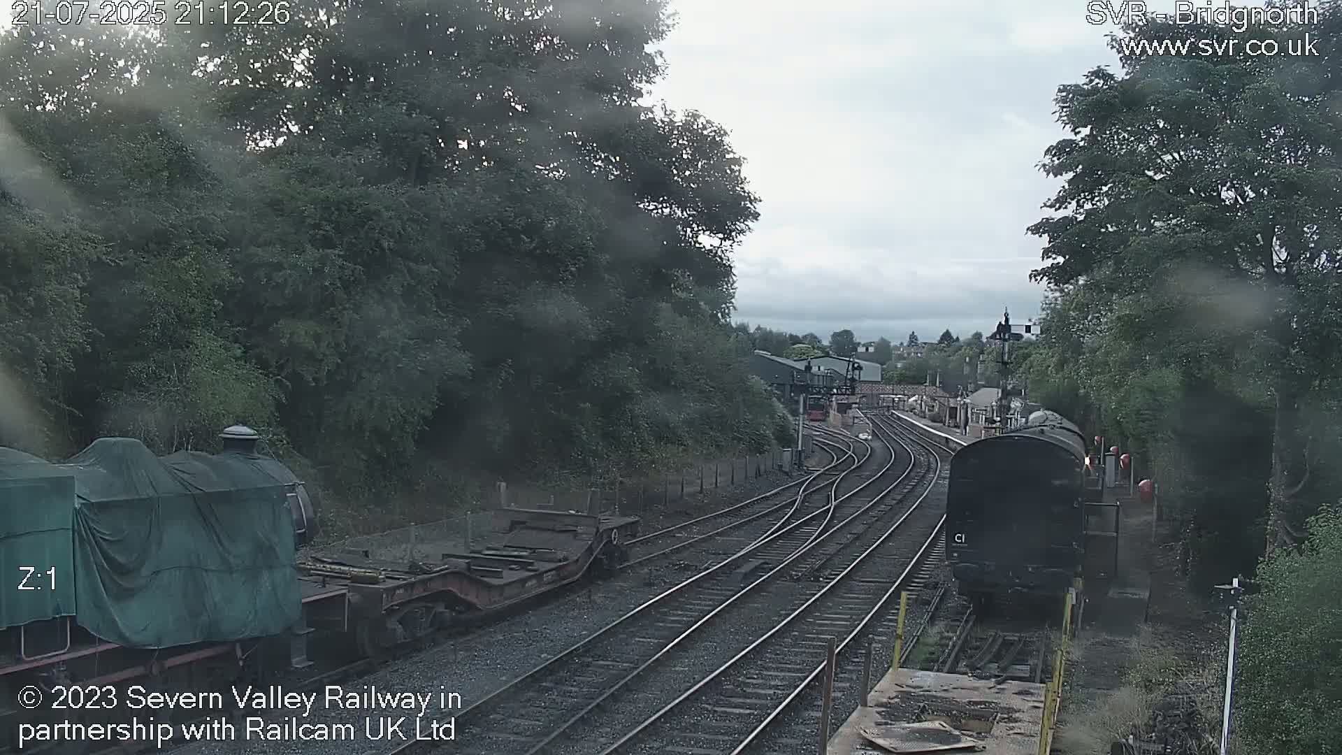 Bridgnorth Station on the Severn Valley Railway Live Cam - Bridgnorth, Shropshire, West Midlands, England, United Kingdom
