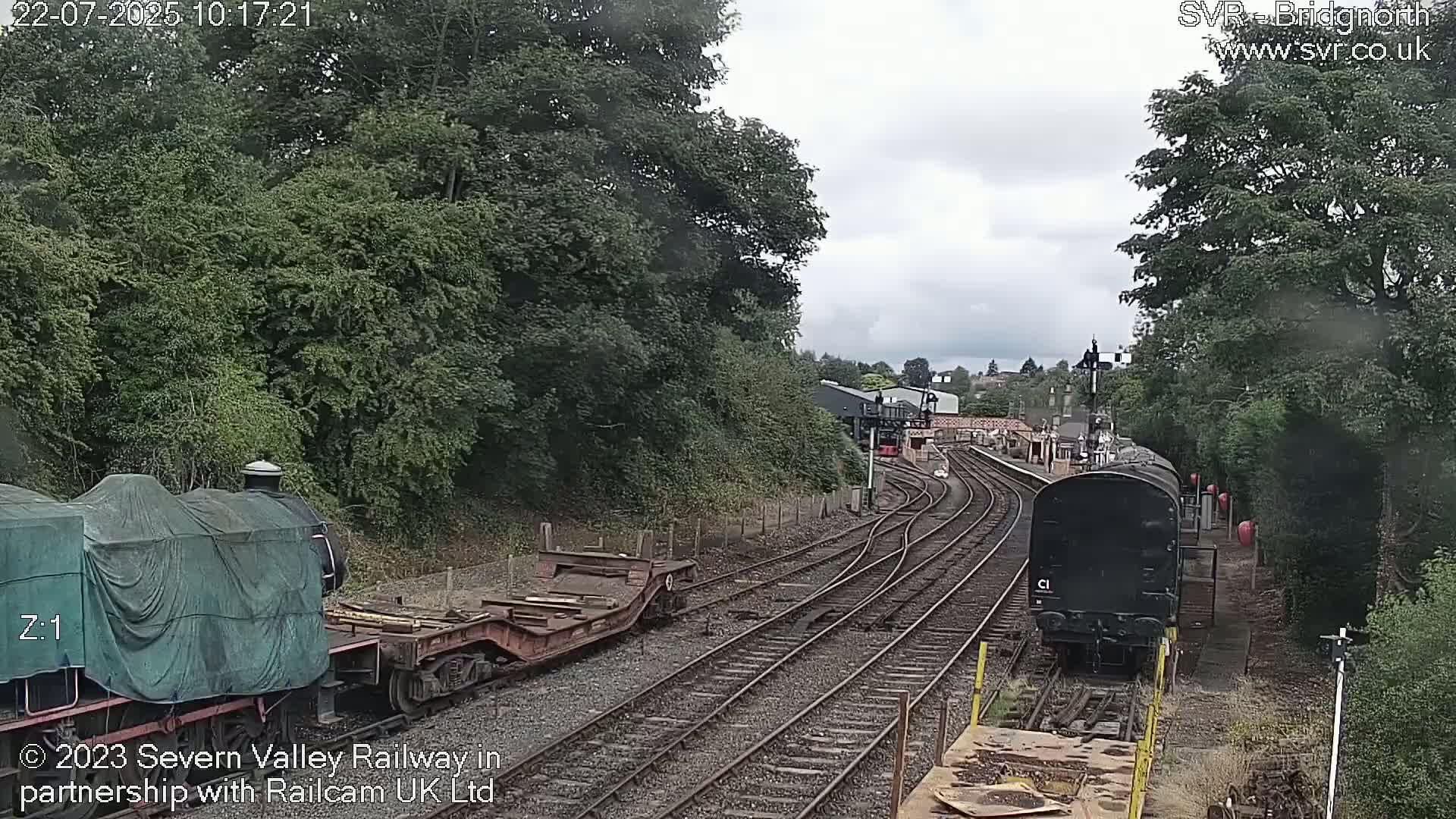 Bridgnorth Station on the Severn Valley Railway Live Cam - Bridgnorth, Shropshire, West Midlands, England, United Kingdom