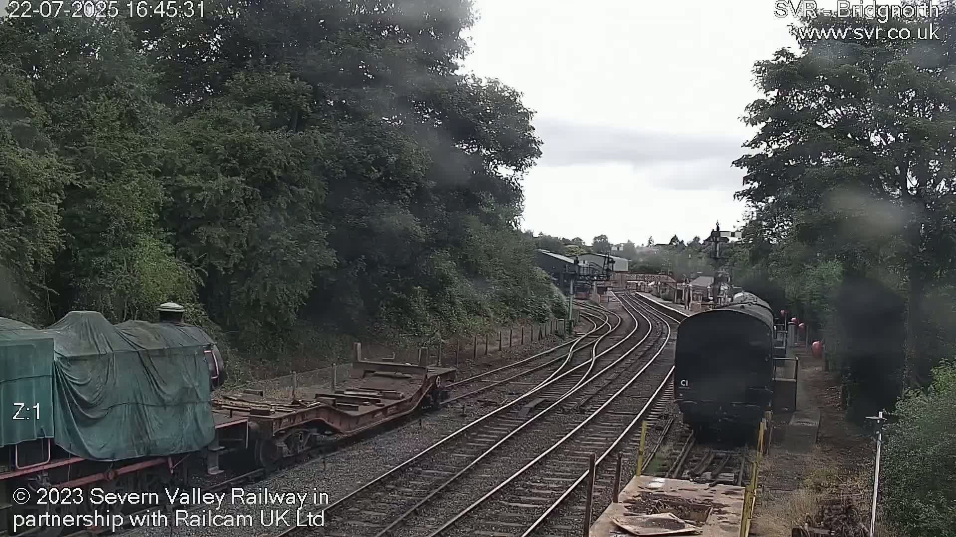 Bridgnorth Station on the Severn Valley Railway Live Cam - Bridgnorth, Shropshire, West Midlands, England, United Kingdom