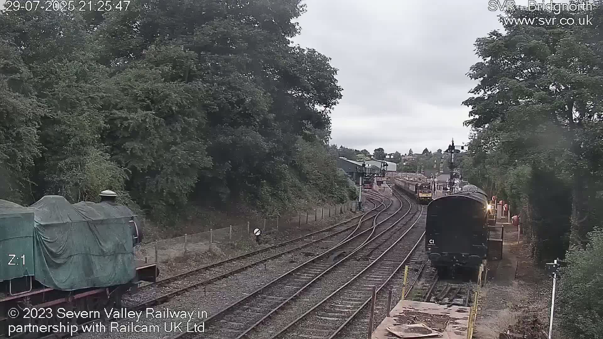 Bridgnorth Station on the Severn Valley Railway Live Cam - Bridgnorth, Shropshire, West Midlands, England, United Kingdom