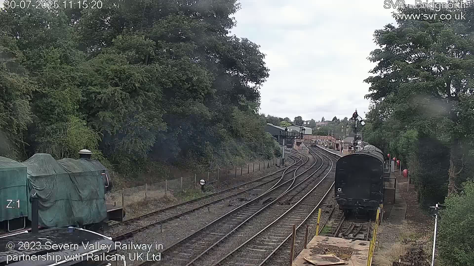 Bridgnorth Station on the Severn Valley Railway Live Cam - Bridgnorth, Shropshire, West Midlands, England, United Kingdom