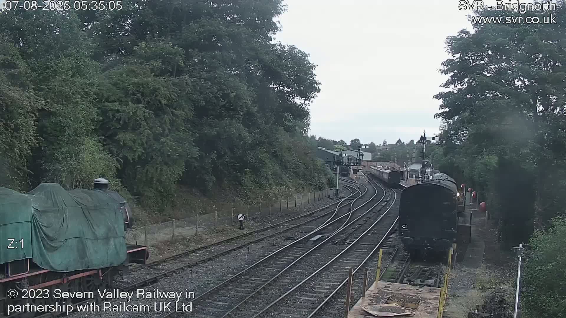 Bridgnorth Station on the Severn Valley Railway Live Cam - Bridgnorth, Shropshire, West Midlands, England, United Kingdom