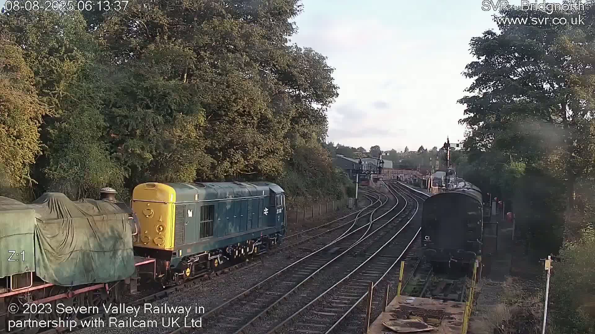 Bridgnorth Station on the Severn Valley Railway Live Cam - Bridgnorth, Shropshire, West Midlands, England, United Kingdom
