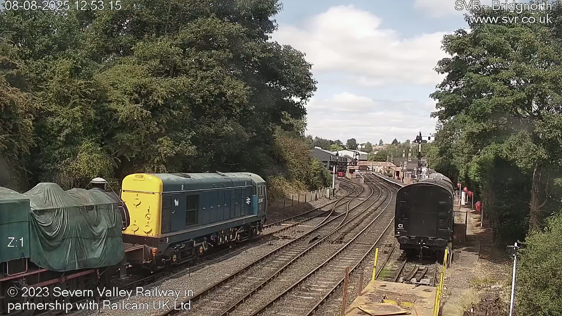 Bridgnorth Station on the Severn Valley Railway Live Cam - Bridgnorth, Shropshire, West Midlands, England, United Kingdom