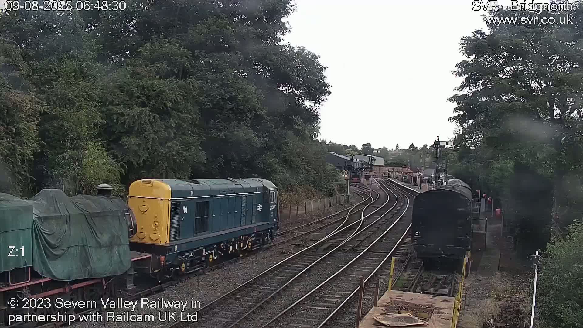 Bridgnorth Station on the Severn Valley Railway Live Cam - Bridgnorth, Shropshire, West Midlands, England, United Kingdom