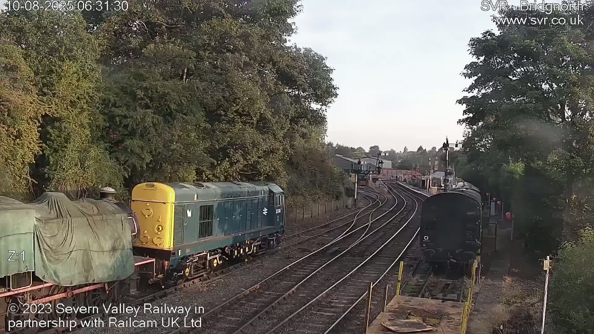 Bridgnorth Station on the Severn Valley Railway Live Cam - Bridgnorth, Shropshire, West Midlands, England, United Kingdom