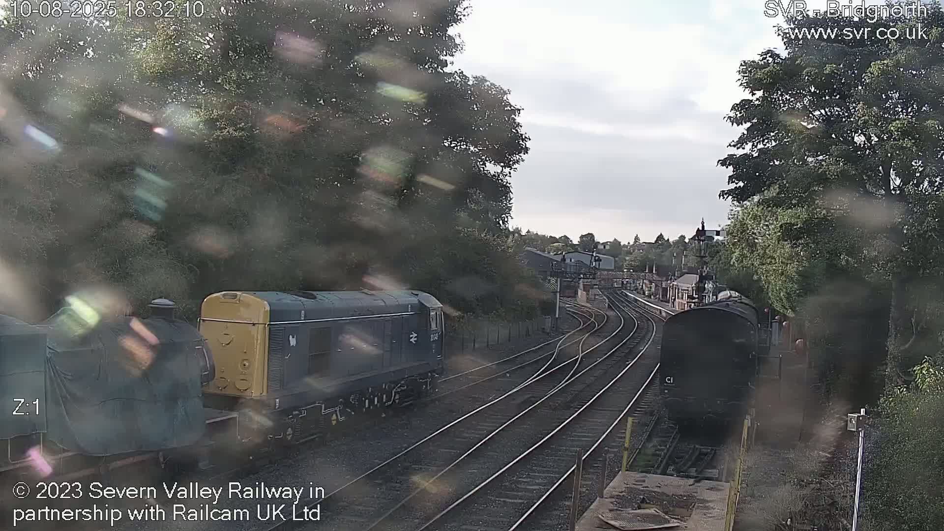 Bridgnorth Station on the Severn Valley Railway Live Cam - Bridgnorth, Shropshire, West Midlands, England, United Kingdom