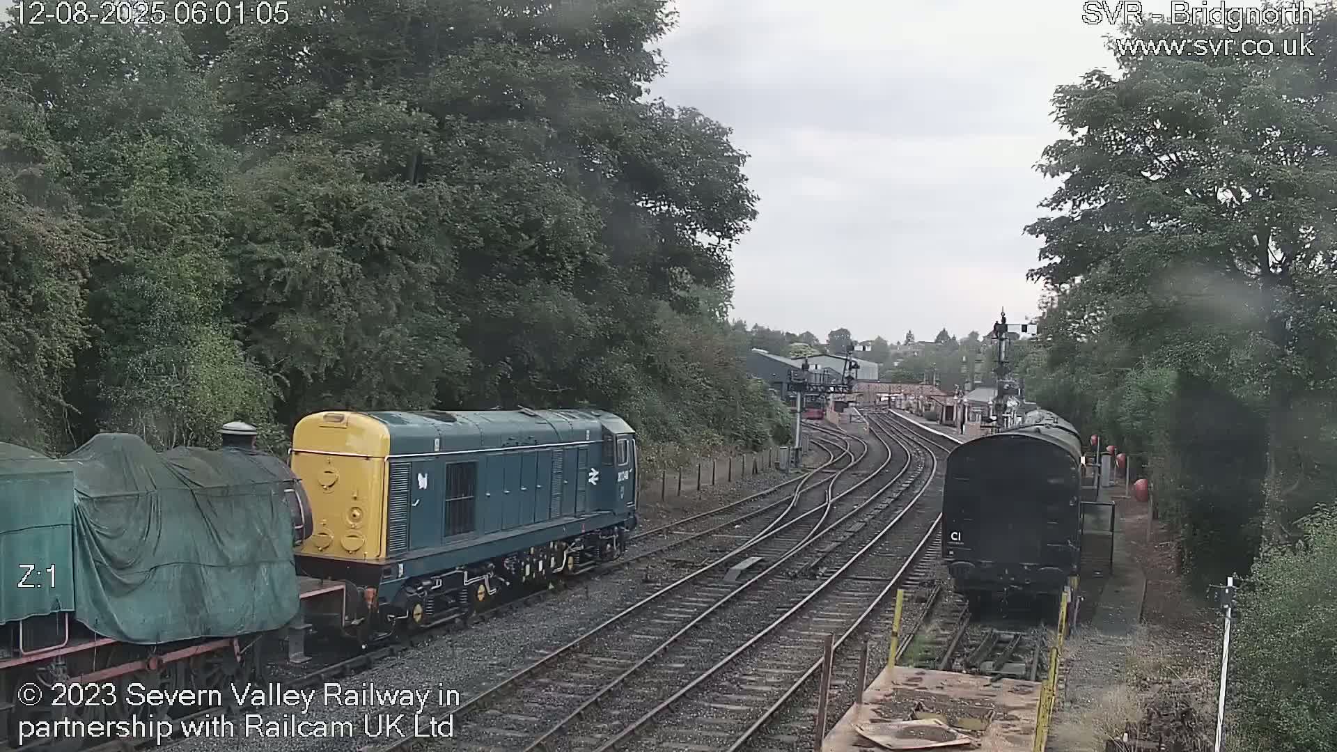 Bridgnorth Station on the Severn Valley Railway Live Cam - Bridgnorth, Shropshire, West Midlands, England, United Kingdom