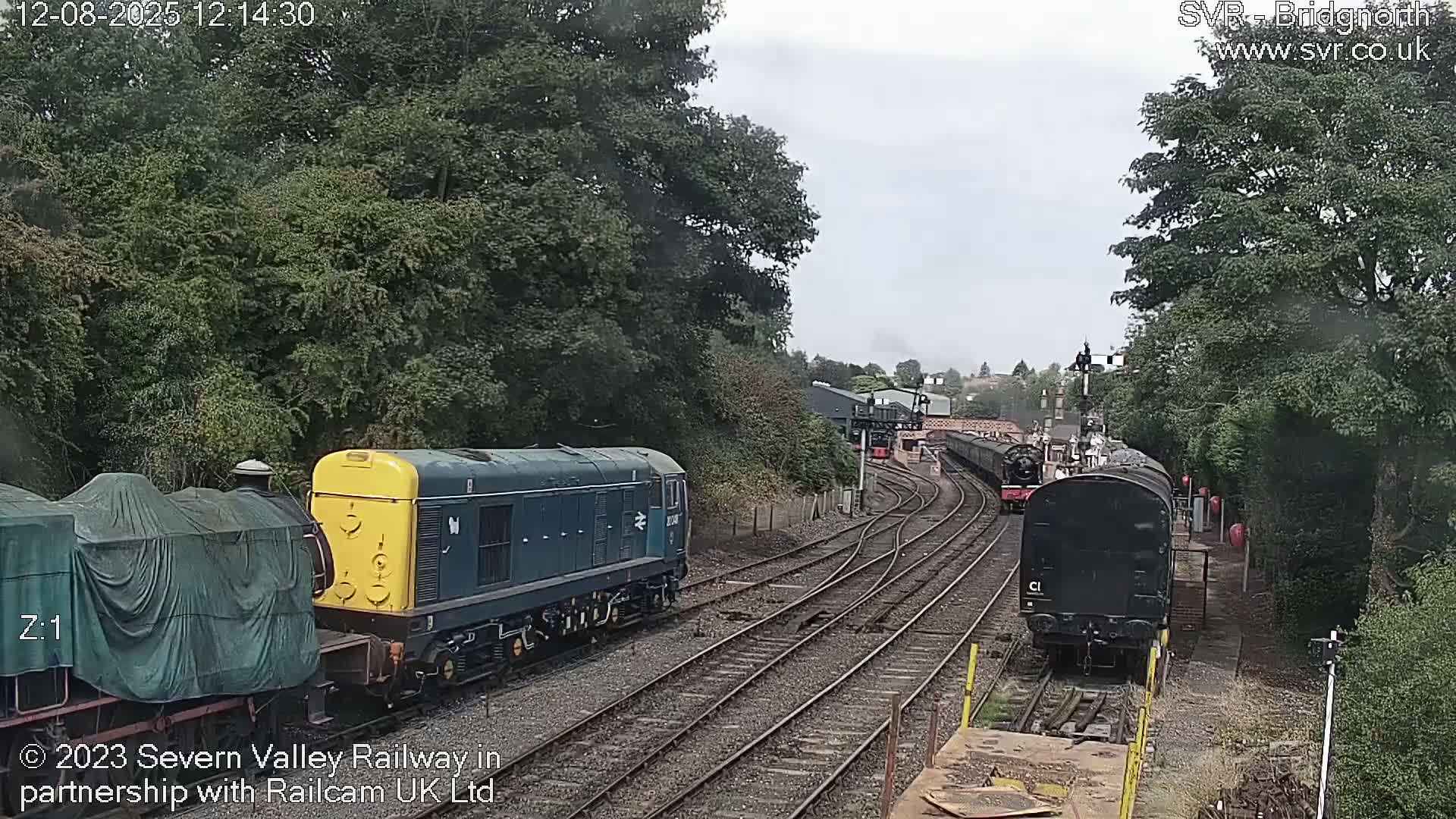 Bridgnorth Station on the Severn Valley Railway Live Cam - Bridgnorth, Shropshire, West Midlands, England, United Kingdom
